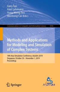 表紙画像: Methods and Applications for Modeling and Simulation of Complex Systems 9789811510779