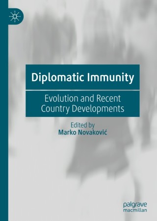 Imagen de portada: Diplomatic Immunity 1st edition 9789811510939