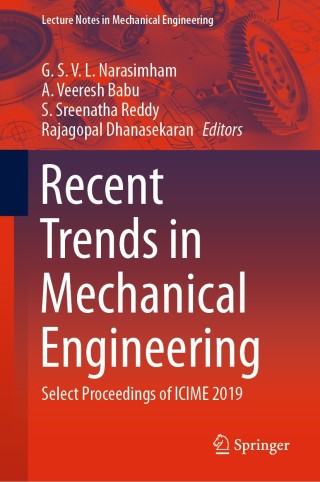 Cover image: Recent Trends in Mechanical Engineering 9789811511233