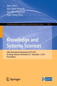 Imagen de portada: Knowledge and Systems Sciences 9789811512087