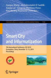 Cover image: Smart City and Informatization 9789811513008