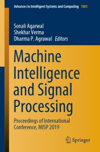 Cover image: Machine Intelligence and Signal Processing 1st edition 9789811513657