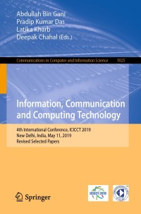 Cover image: Information, Communication and Computing Technology 9789811513831