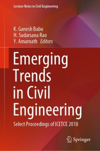 表紙画像: Emerging Trends in Civil Engineering 9789811514036