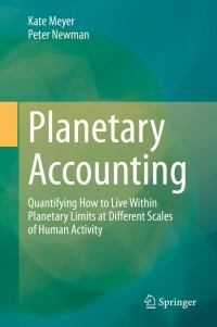 صورة الغلاف: Planetary Accounting 9789811514425