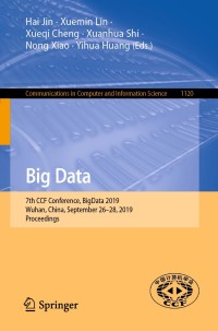 Immagine di copertina: Big Data 9789811518980