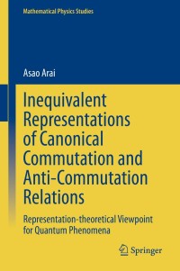 صورة الغلاف: Inequivalent Representations of Canonical Commutation and Anti-Commutation Relations 9789811521799