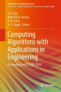 Cover image: Computing Algorithms with Applications in Engineering 1st edition 9789811523687