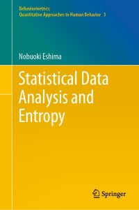 Cover image: Statistical Data Analysis and Entropy 9789811525513