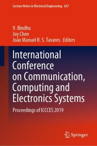 Cover image: International Conference on Communication, Computing and Electronics Systems 1st edition 9789811526114