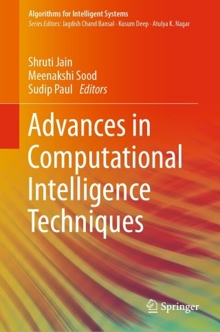 Cover image: Advances in Computational Intelligence Techniques 1st edition 9789811526190