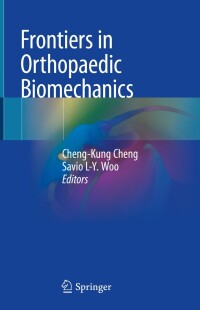 Imagen de portada: Frontiers in Orthopaedic Biomechanics 1st edition 9789811531583