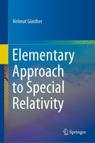 Imagen de portada: Elementary Approach to Special Relativity 9789811531675