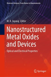 Imagen de portada: Nanostructured Metal Oxides and Devices 1st edition 9789811533136