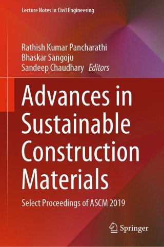 Imagen de portada: Advances in Sustainable Construction Materials 1st edition 9789811533600