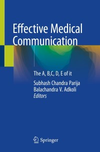 Titelbild: Effective Medical Communication 1st edition 9789811534089