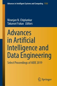 Cover image: Advances in Artificial Intelligence and Data Engineering 1st edition 9789811535130