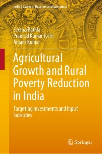 Cover image: Agricultural Growth and Rural Poverty Reduction in India 9789811535833