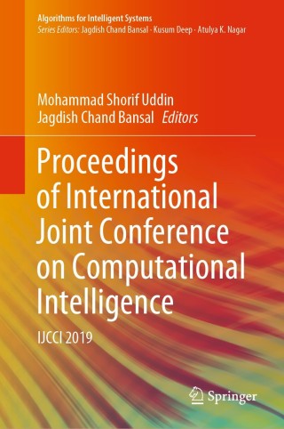 Cover image: Proceedings of International Joint Conference on Computational Intelligence 1st edition 9789811536069