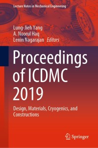 Cover image: Proceedings of ICDMC 2019 1st edition 9789811536304