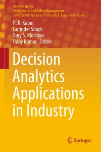 Cover image: Decision Analytics Applications in Industry 1st edition 9789811536427