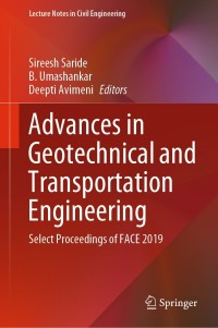 Cover image: Advances in Geotechnical and Transportation Engineering 1st edition 9789811536618