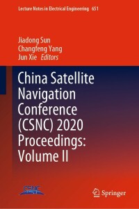صورة الغلاف: China Satellite Navigation Conference (CSNC) 2020 Proceedings: Volume II 1st edition 9789811537103