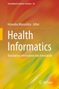 Cover image: Health Informatics 1st edition 9789811537806