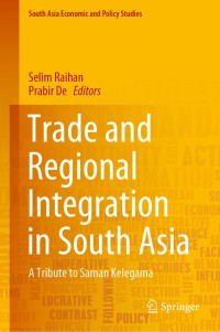 Imagen de portada: Trade and Regional Integration in South Asia 1st edition 9789811539312