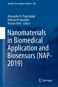 Omslagafbeelding: Nanomaterials in Biomedical Application and Biosensors (NAP-2019) 1st edition 9789811539954