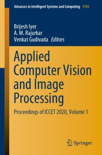 Cover image: Applied Computer Vision and Image Processing 1st edition 9789811540288
