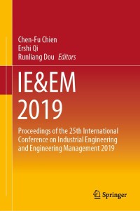 Imagen de portada: IE&EM 2019 1st edition 9789811545290