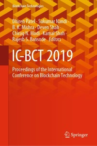Cover image: IC-BCT 2019 1st edition 9789811545412