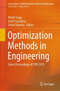 Cover image: Optimization Methods in Engineering 1st edition 9789811545498