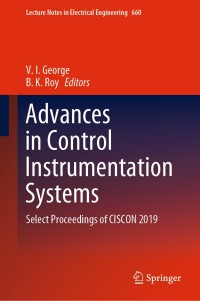 Cover image: Advances in Control Instrumentation Systems 1st edition 9789811546754