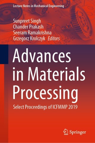 Imagen de portada: Advances in Materials Processing 1st edition 9789811547478