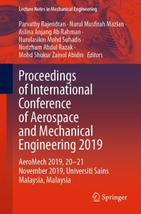 Imagen de portada: Proceedings of International Conference of Aerospace and Mechanical Engineering 2019 1st edition 9789811547553