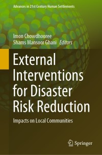 Imagen de portada: External Interventions for Disaster Risk Reduction 1st edition 9789811549472