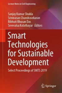 Cover image: Smart Technologies for Sustainable Development 1st edition 9789811550003
