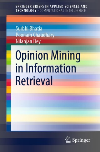 Cover image: Opinion Mining in Information Retrieval 9789811550423