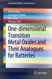 Imagen de portada: One-dimensional Transition Metal Oxides and Their Analogues for Batteries 9789811550652