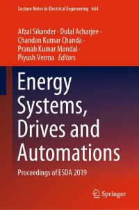 表紙画像: Energy Systems, Drives and Automations 1st edition 9789811550881