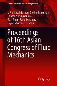 Cover image: Proceedings of 16th Asian Congress of Fluid Mechanics 9789811551826