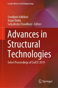 Cover image: Advances in Structural Technologies 1st edition 9789811552342