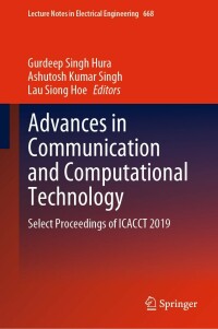 Cover image: Advances in Communication and Computational Technology 1st edition 9789811553400