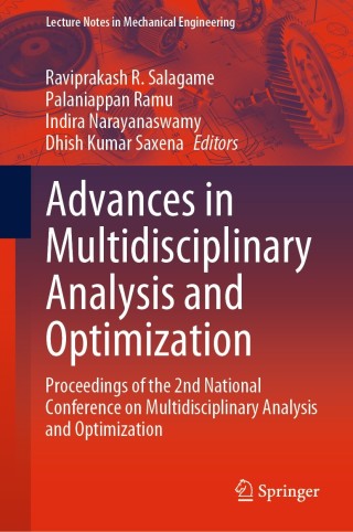 Cover image: Advances in Multidisciplinary Analysis and Optimization 1st edition 9789811554315