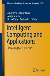 Cover image: Intelligent Computing and Applications 1st edition 9789811555657