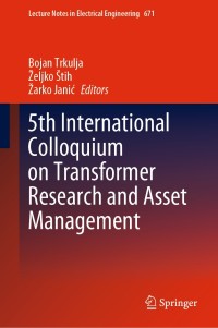 Titelbild: 5th International Colloquium on Transformer Research and Asset Management 1st edition 9789811555992
