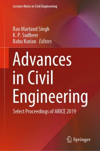Cover image: Advances in Civil Engineering 1st edition 9789811556432