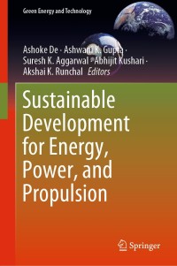 Cover image: Sustainable Development for Energy, Power, and Propulsion 1st edition 9789811556661